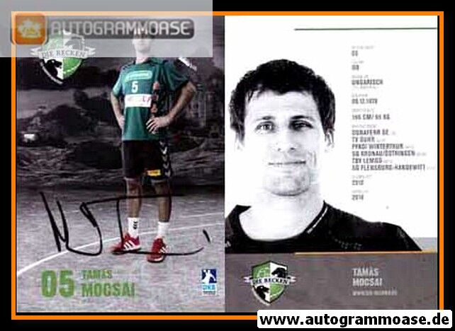 Autogramm Handball | TSV Hannover-Burgdorf | 2012 | Tamas MOCSAI