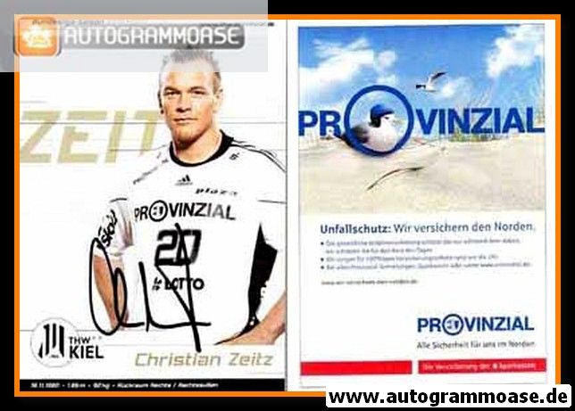Autogramm Handball | THW Kiel | 2010 | Christian ZEITZ