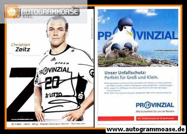 Autogramm Handball | THW Kiel | 2011 | Christian ZEITZ