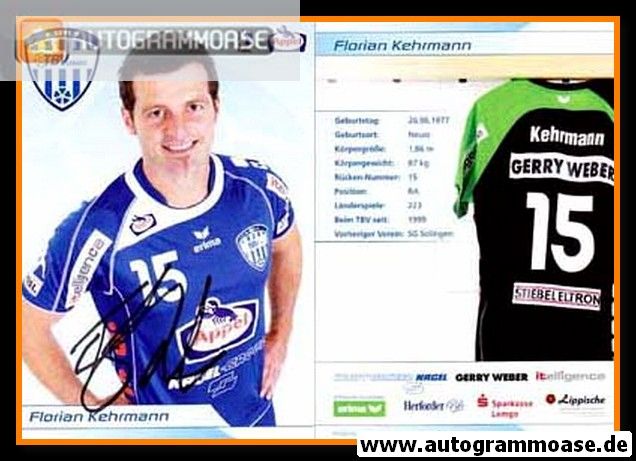 Autogramm Handball | TBV Lemgo | 2010 | Florian KEHRMANN