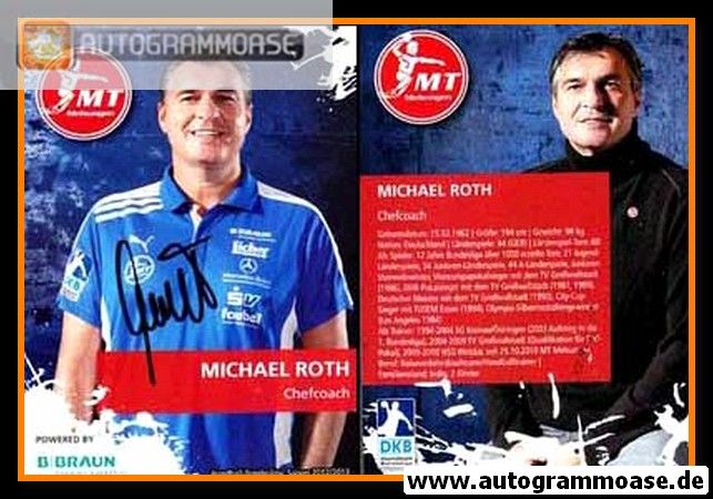 Autogramm Handball | MT Melsungen | 2012 | Michael ROTH