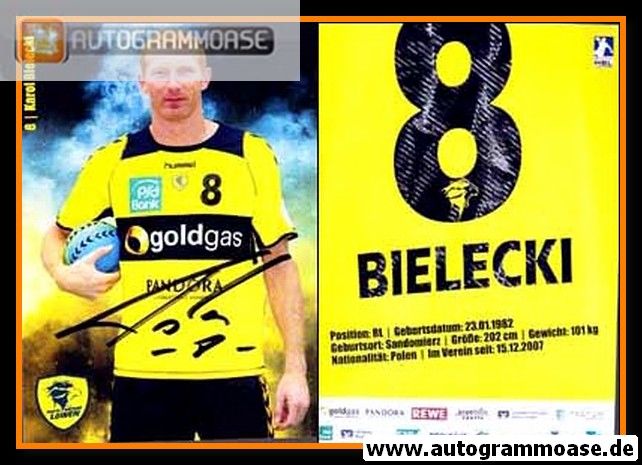 Autogramm Handball | Rhein-Neckar Löwen | 2011 | Karol BIELECKI