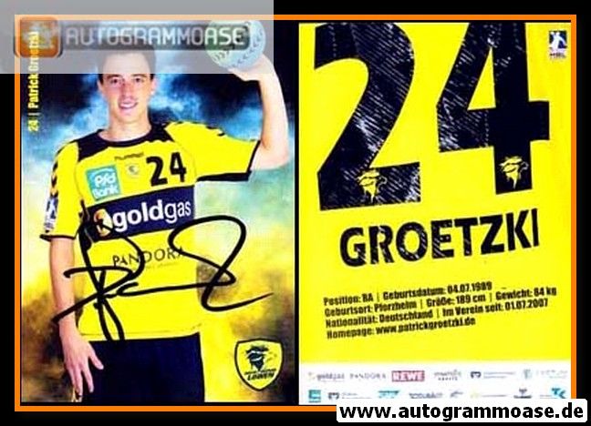 Autogramm Handball | Rhein-Neckar Löwen | 2011 | Patrick GROETZKI
