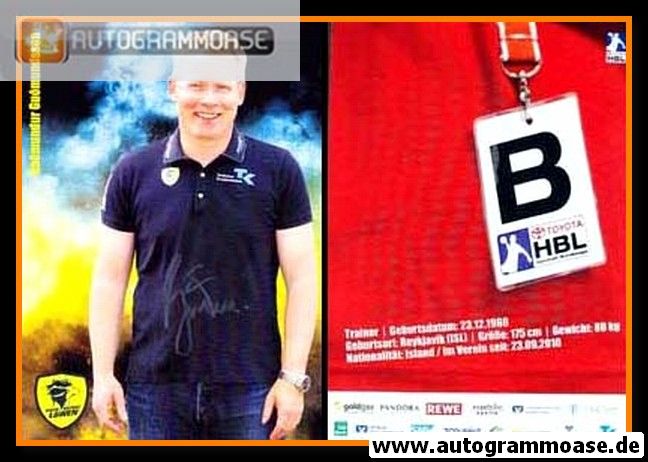 Autogramm Handball | Rhein-Neckar Löwen | 2011 | Gudmundur GUDMUNDSSON