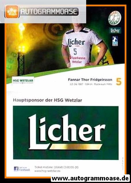 AK Handball | HSG Wetzlar | 2012 | Fannar Thor FRIDGEIRSSON