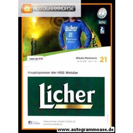 AK Handball | HSG Wetzlar | 2012 | Nikola MARINOVIC