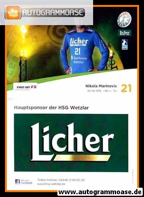 AK Handball | HSG Wetzlar | 2012 | Nikola MARINOVIC