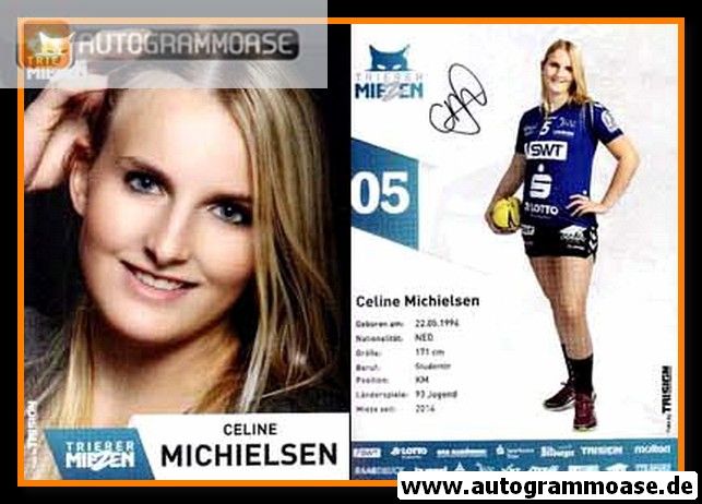 Autogramm Handball (D) | DJK/MJC Trier | 2014 | Celine MICHIELSEN