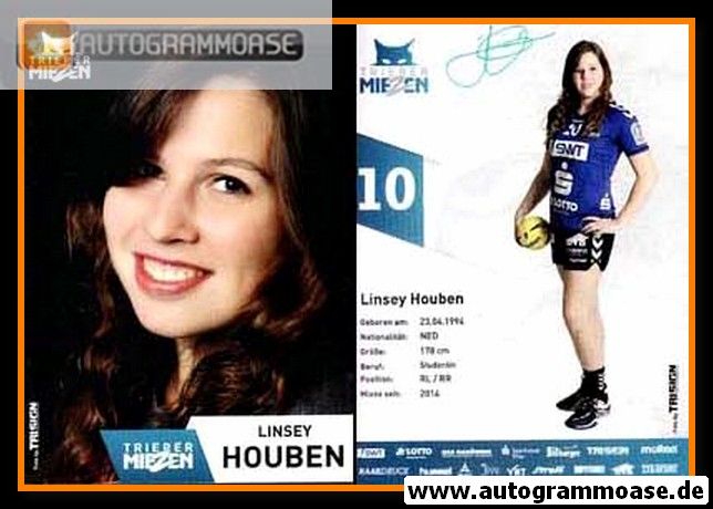 Autogramm Handball (D) | DJK/MJC Trier | 2014 | Linsey HOUBEN