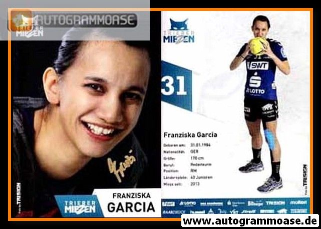 Autogramm Handball (D) | DJK/MJC Trier | 2014 | Franziska GARCIA