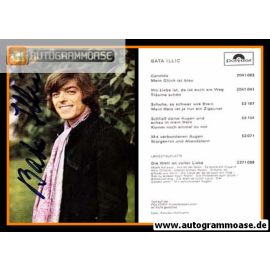 Autogramm Schlager | Bata ILLIC | 1970 "Candida" (Polydor)