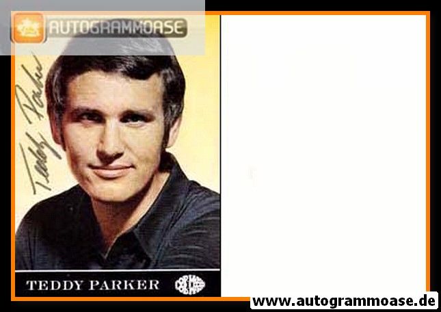 Autogramm Schlager | Teddy PARKER | 1970er (Portrait Color Pop Music)
