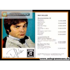 Autogramm Schlager | Ray MILLER | 1970 "Engelchen" (EMI Columbia)