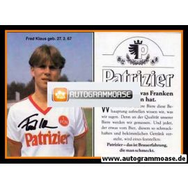 Autogramm Fussball | 1. FC Nürnberg | 1984 | Fred KLAUS