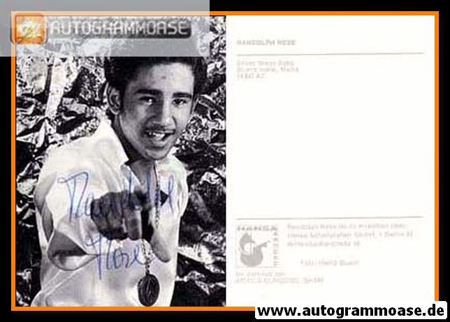 Autogramm Pop | Randolph ROSE | 1971 "Silver Moon Baby" (Hansa)
