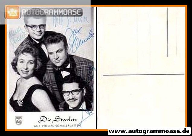 Autogramme Schlager | DIE STARLETS | 1960er (Portrait SW) Philips