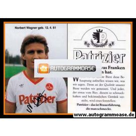 Autogramm Fussball | 1. FC Nürnberg | 1984 | Norbert WAGNER