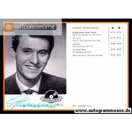 Autogramm Schlager | Silvio FRANCESCO | 1955 "Es Geht Besser" (Polydor)