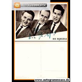 Autogramm Schlager | DIE BERGOLS | 1960er (Portrait SW) VEB