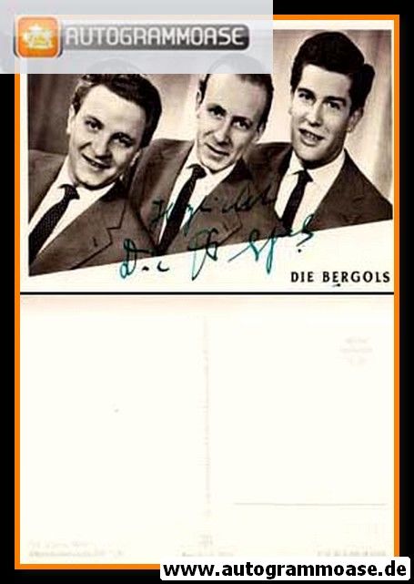 Autogramm Schlager | DIE BERGOLS | 1960er (Portrait SW) VEB