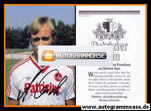 Autogramm Fussball | 1. FC Nürnberg | 1986 | Anders GISKE