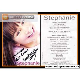 Autogramm Schlager | STEPHANIE (Kinderstar) | 2002 "Stephanie" (Portrait Color Koch)