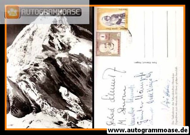 Autogramme Bergsteigen | SCHWÄBISCHE HIMALAYA EXPEDITION | 1980er (8 AG)