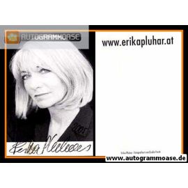 Autogramm Schauspieler | Erika PLUHAR | 1980er (Portrait SW) Frerk 1