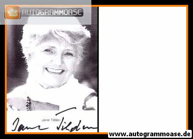 Autogramm Schauspieler | Jane TILDEN | 1980er (Portrait SW)
