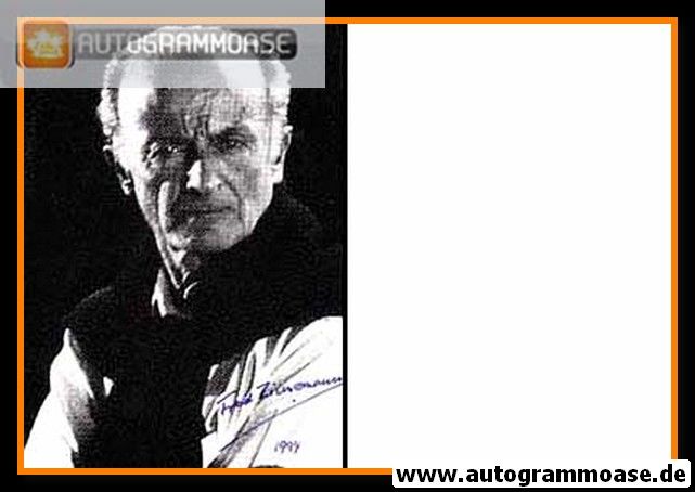 Autogramm Schauspieler | Fred ZIMMERMANN (?) | 1980er (Portrait SW)