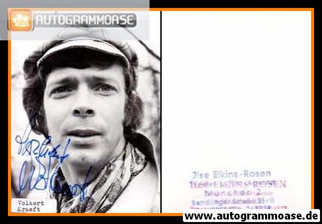 Autogramm Schauspieler | Volkert KRAEFT | 1970er (Portrait SW)