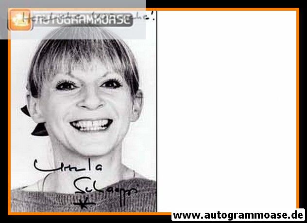 Autogramm Schauspieler | Ursula SCHAEPPI | 1990er Foto (Portrait SW)