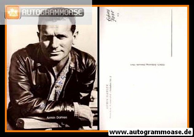 Autogramm Schauspieler | Armin DAHLEN | 1970er (Portrait SW) Friko