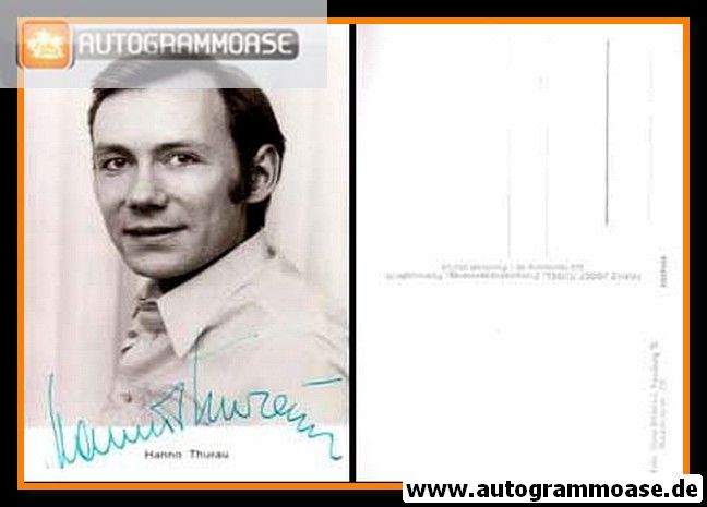Autogramm Schauspieler | Hanno THURAU | 1970er (Portrait SW Rüdel)