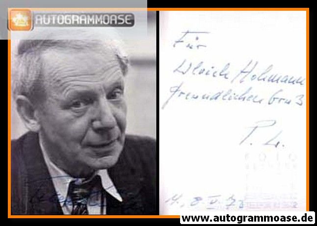 Autogramm Schauspieler | Peter LEINER (?) | 1970er (Portrait SW)