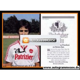 Autogramm Fussball | 1. FC Nürnberg | 1986 | Rudolf STENZEL