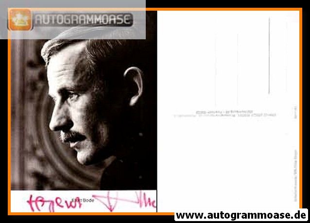 Autogramm Schauspieler | Elert BODE | 1970er (Portrait SW Rüdel)