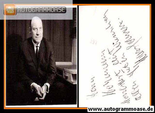 Autogramm Schauspieler | Hans LOHNERT (?) | 1970er (Portrait SW)