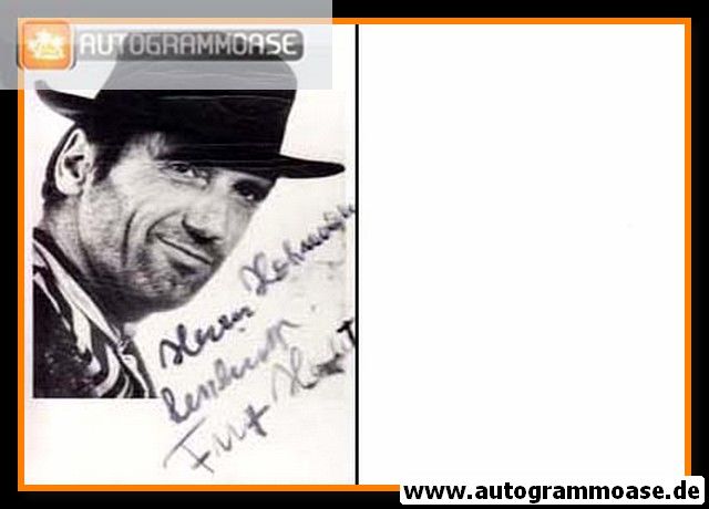 Autogramm Schauspieler | Herbert FUX | 1970er (Portrait SW)
