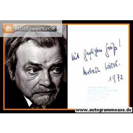 Autogramm Schauspieler | Herbert WIEK (?) | 1970er Foto (Portrait SW)