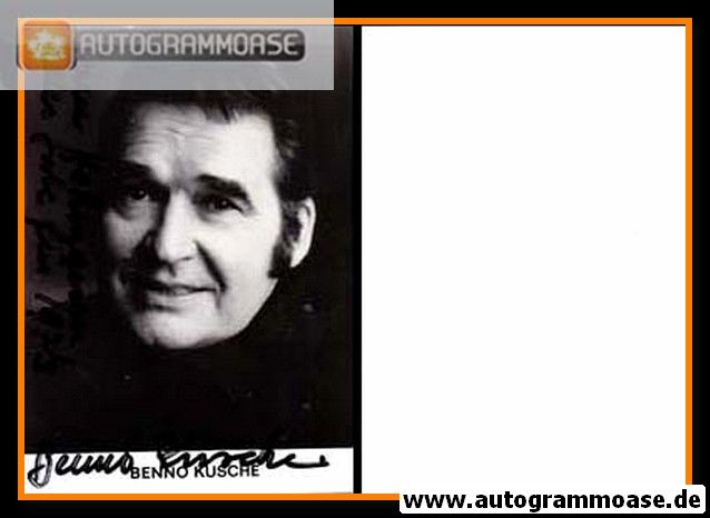 Autogramm Klassik | Benno KUSCHE | 1970er (Portrait SW) 1