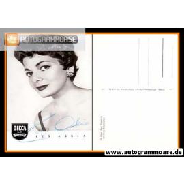 Autogramm Schlager | Lys ASSIA | 1950er (Portrait SW) Decca 1