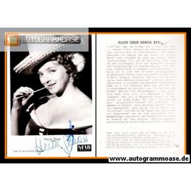 Autogramm Schauspieler | Herta STAAL | 1950er (Portrait SW) Star-Revue _