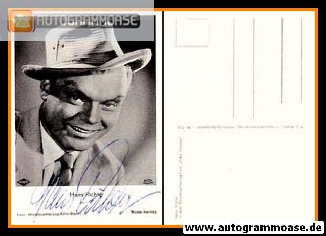 Autogramm Film | Hans RICHTER | 1952 "Cuba Cabana" (Rüdel Nr. 372)