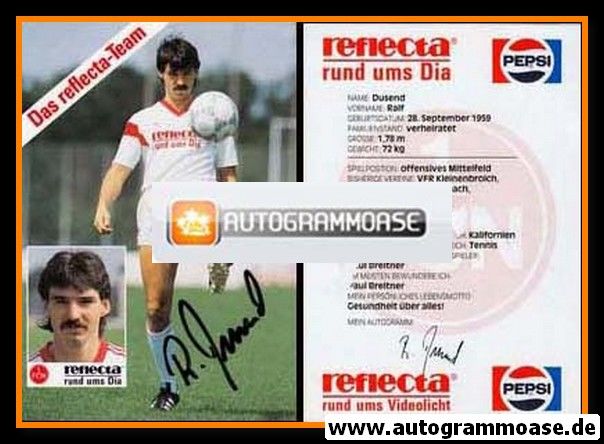 Autogramm Fussball | 1. FC Nürnberg | 1987 | Ralf DUSEND