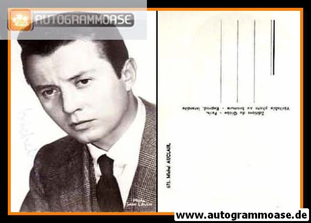 Autogramm Film (Frankreich) | Michel AUCLAIR | 1950er (Portrait SW)
