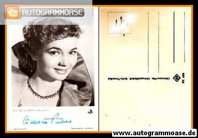 Autogramm Schauspieler | Liselotte PULVER | 1950er (Portrait SW) UFA FK1609