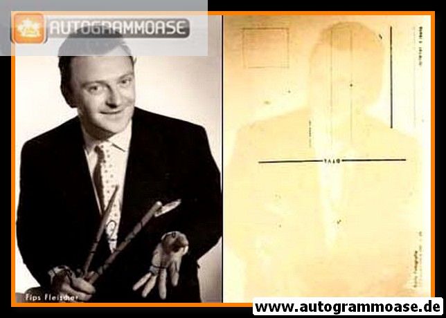 Autogramm Jazz | Fips FLEISCHER | 1960er (Portrait SW)