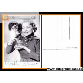 Autogramm Schauspieler | Grethe WEISER | 1960er (Portrait SW mit Hund) 2