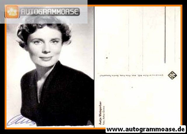 Autogramm Schauspieler | Antje WEISGERBER | 1950er (Portrait SW) UFA
